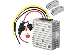 HOMELYLIFE 10A 120W Golf CART 24V 36V 48V to 12V Converter DC to DC Voltage Reducer Step Down Transformer Waterproof