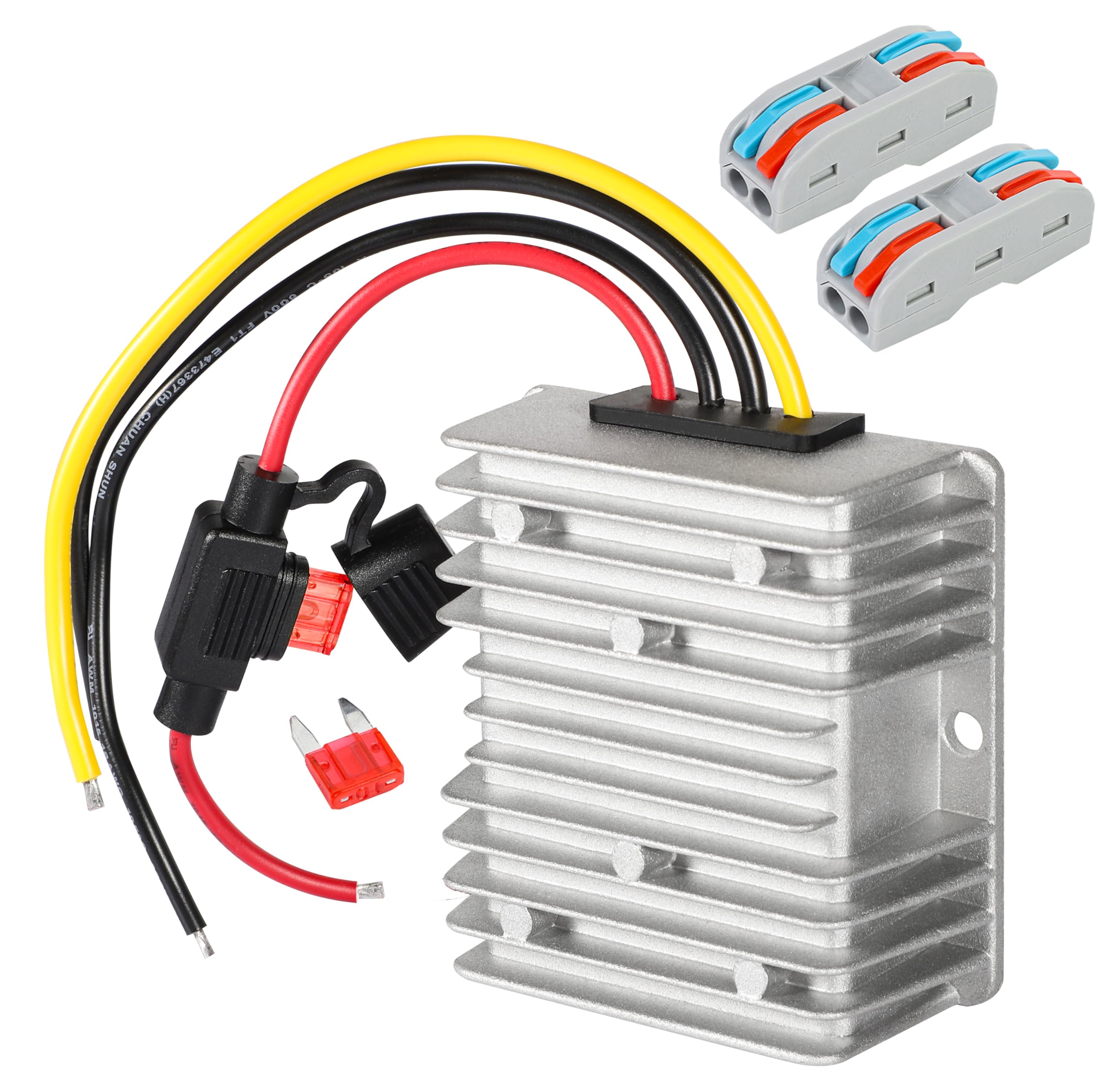 Photo 1 of HOMELYLIFE 10A 120W Golf CART 24V 36V 48V to 12V Converter DC to DC Voltage Reducer Step Down Transformer Waterproof