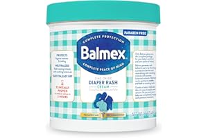 Balmex Complete Protection Daily Baby Diaper Rash Cream, Clinically Proven To Reduce Redness in Just One Use*, with Zinc Oxide + Botanicals, Pediatrician-Recommended & Dermatologist Tested, 16oz