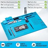 Spurtar Soldering Mat 45x30 cm 500°C Heat-Resistant Silicone Work Pad Anti view 7