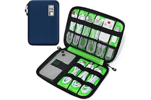 SELLYFELLY Electronics Travel Organizer Portable Cord Organizer Case Travel Electronics Accessories Bag for Cable, Charger, Phone, SD Card