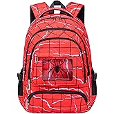 FunnyGifts Kids Backpacks Boys School Bookbag for Elementary Kindergarten Preschool Mochila Para Niños 4 5 6 7 8 9 10 11 12