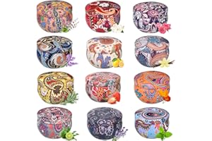 Scented Candles Gifts Set of 12, Primevolve Chandelles Parfumées, Soy Wax Aromatherapy Candles 2.5 oz, Gifts for Women, Mothe