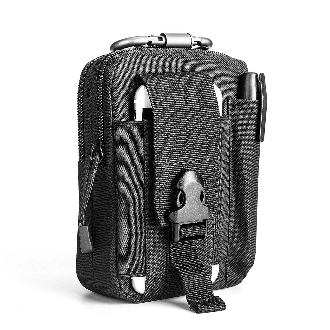 Bolsa compacta MOLLE EDC D Nylon Bolsa Tactica Paquete de Bolso Bolsa