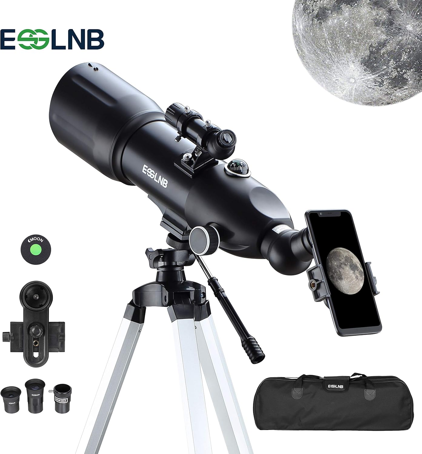 ESSLNB Telescope 80/400 Telescopes for Astronomy Adults Amazon.co.uk