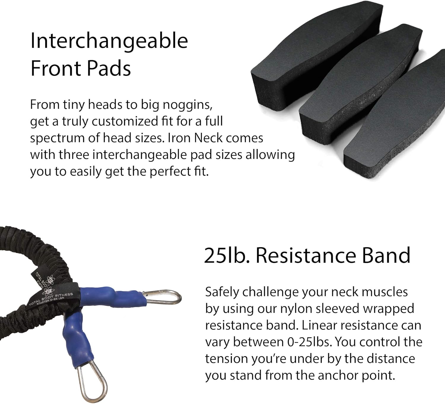 Iron Neck Starter – Advanced Neck Strength Training Device and Rehabilitation Machine - Perform Neck Exercises and Stretches to Relieve Back and Neck Pain, Reduce Concussion Risk, and Improve Posture : Sports & Outdoors
