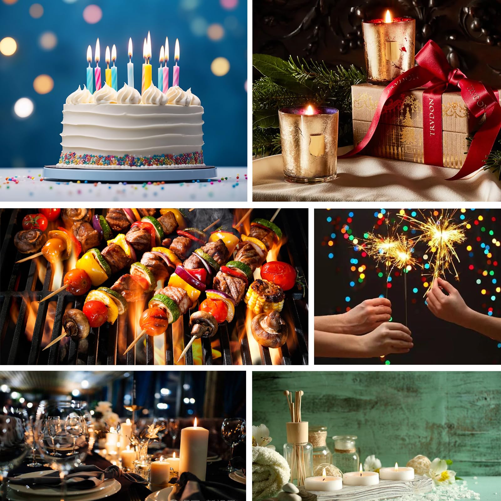 Velnod Electric Lighter Candle Lighters - Christmas Gifts Stocking Fillers for Women Lighters for Candle USB Rechargeable Plasma Arc Lighter (Black)