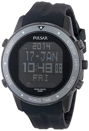 mens pulsar digital watch