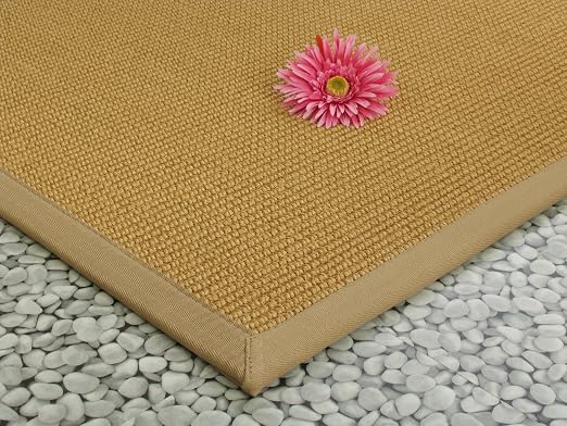 Astra Sisal Teppich Tampico Farbe Chablis Bordure Beige