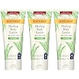 Burt's Bees Ultimate Care Healing Body Lotion with Aloe and Rice Milk for Sensitive Skin, 98.8% Natural Origin, 6 Ounces (3 C