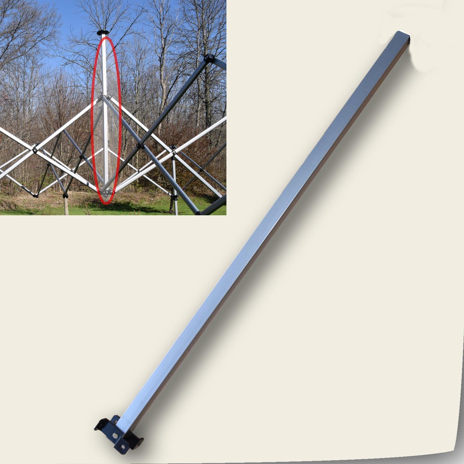 Amazon Com Quik Shade Weekender Elite 12 X 12 Canopy Center Peak Pole Replacement Parts Garden Outdoor