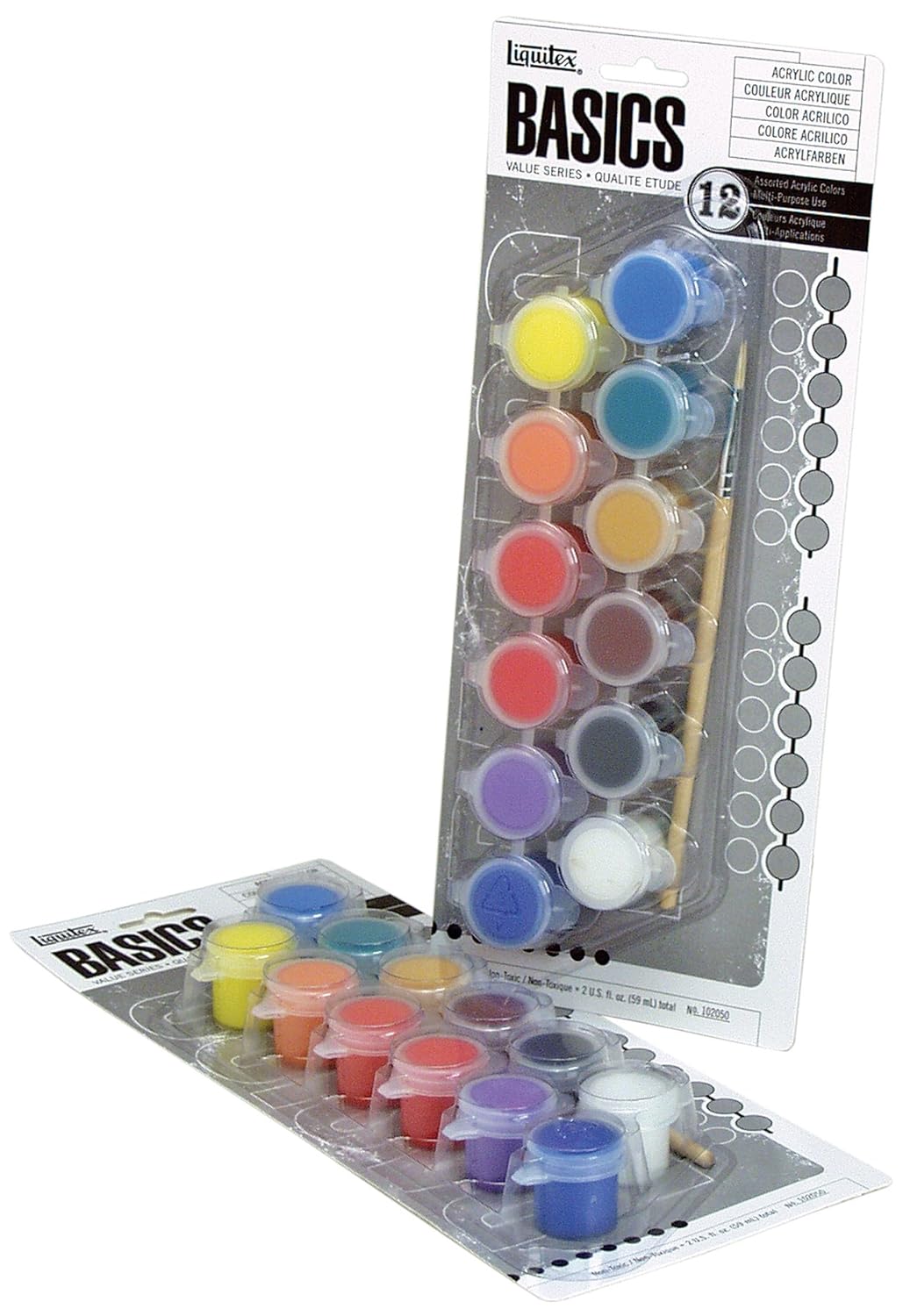 Liquitex BASICS Acrylic Paint Paint Strips Set Amazon.co.uk Business