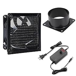3" Axial Exhaust Fan, 4500RPM 80mm DC12V Dual Ball