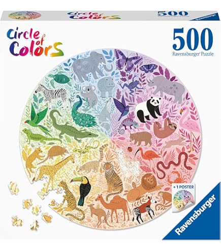 Ravensburger - Puzzle Circolare Coppa di gelato, Collezione Circle of