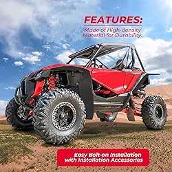 KEMIMOTO UTV Fender Flares Extensions Compatible