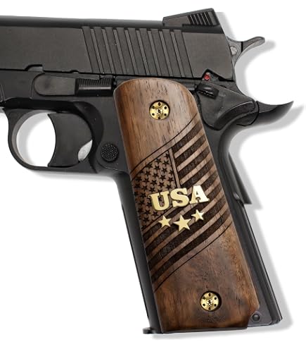 Amazon.com : URAY 1911 Wood Grips with CNC/Handcrafted Hybrid