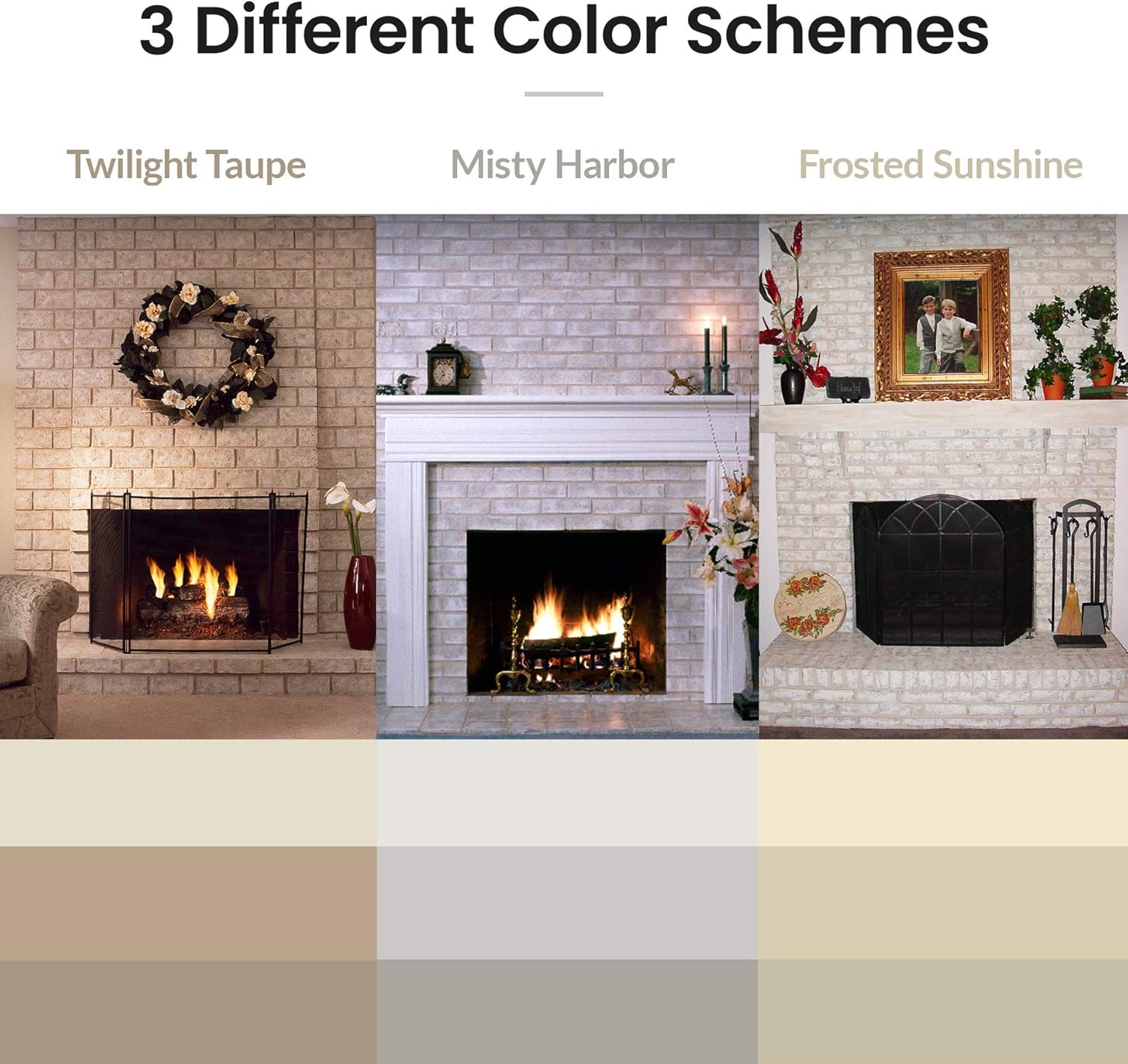 Brick Anew All In One Brick Fireplace Paint Kit Misty Harbor Amazon Com