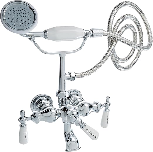 Barclay 4020 Pl Cp Barclay Wall Mounted Tub Faucet With Hand