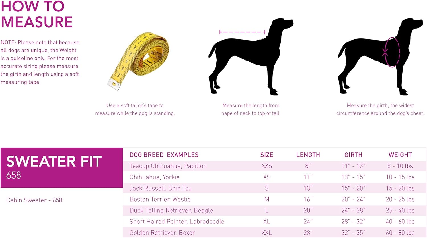 rc pets cabin sweater