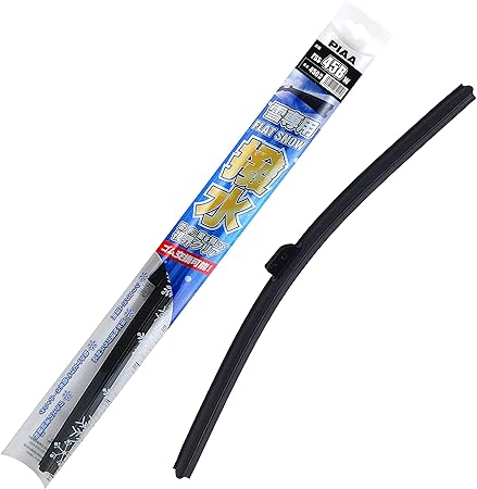 Amazon Piaa ワイパーブレード 雪用 450mm フラットスノーシリコート 撥水特殊シリコンゴム 替えゴム交換可能 1本入 エアロタイプ 軽量 低重心 Fss45bw 車 バイク 車 バイク