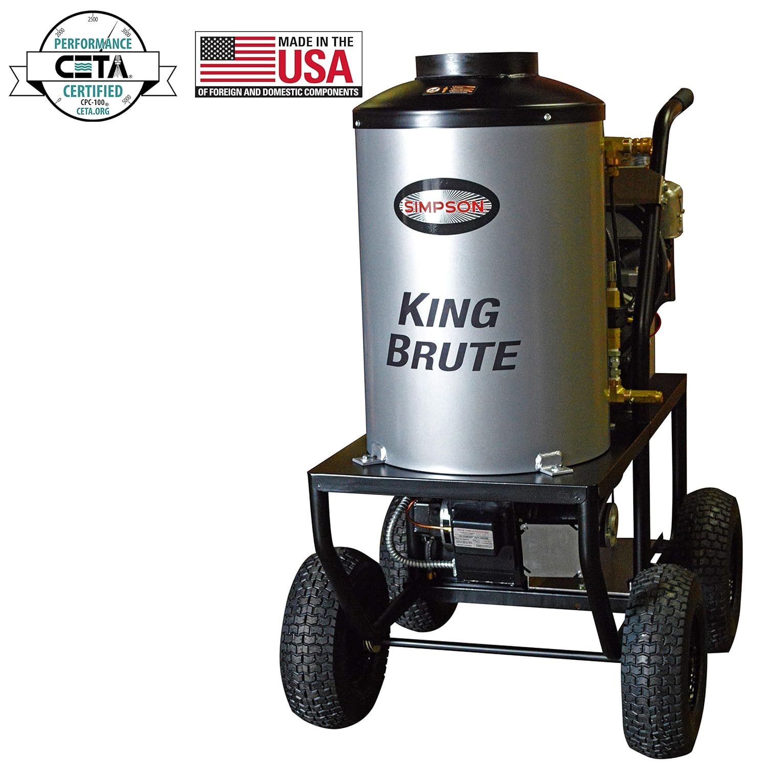 Amazon.com : SIMPSON Cleaning KB3028 King Brute 12 Volt Burner System Hot  Water Pressure Washe, 3000 PSI at 2.8 GPM : Garden & Outdoor