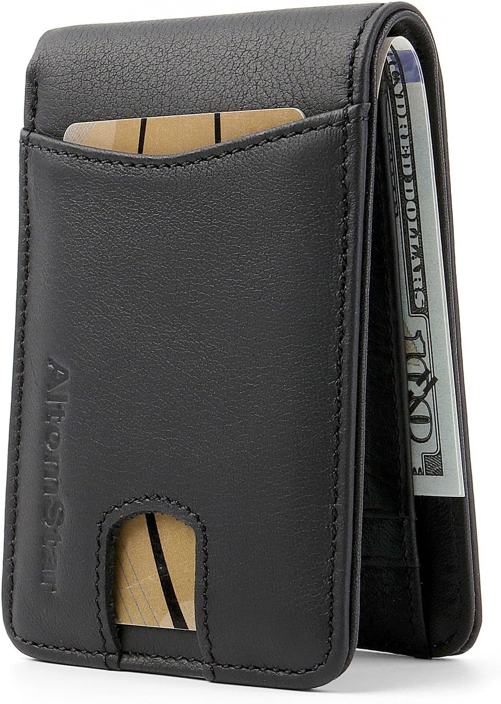 High-End Wallet for Men Genuine Cowhide Leather with RFID Blocking