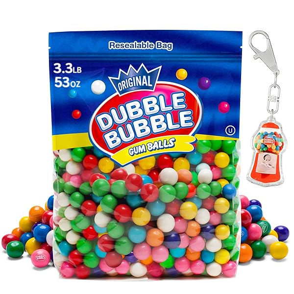 GUMBALLS FOR GUMBALL MACHINE REFILLS – 53 OUNCE...