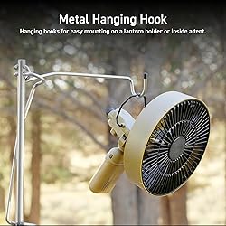 ELECOM NESTOUT Outdoor Camping Fan with Tripod, 4