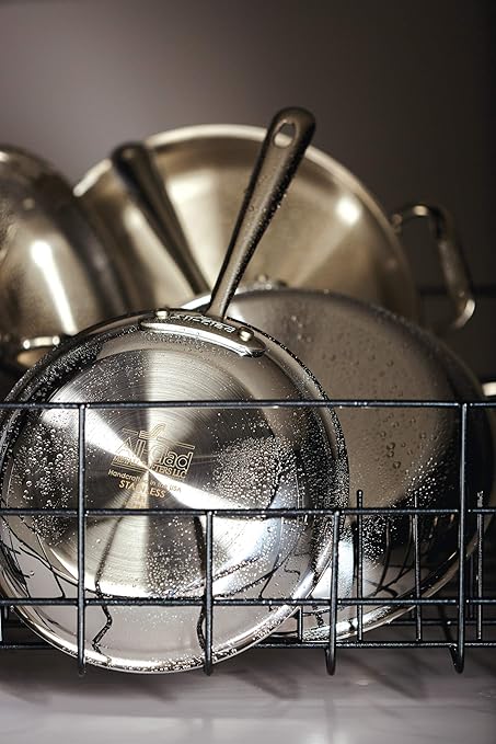 金盒特价 美国产 All-Clad D3系列 10/12英寸不锈钢煎锅套装 $153.99 海淘转运到手约￥1353 中亚Prime会员免运费直邮到手约￥1405