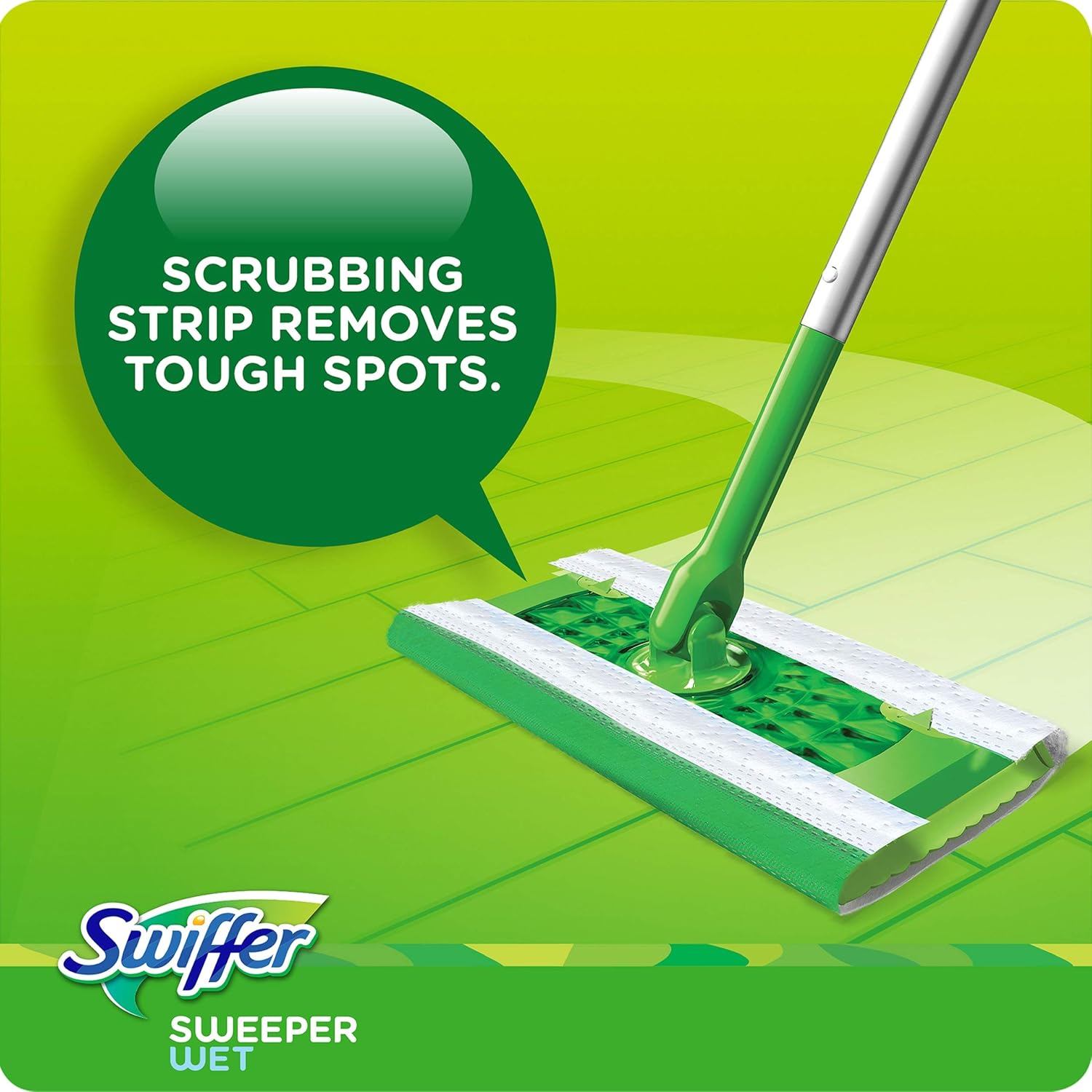 Swiffer Sweeper Wet Mopping Pad Refills for Floor Mop with Febreze Lavender Scent 12 Count (packaging may vary): Health & Personal Care