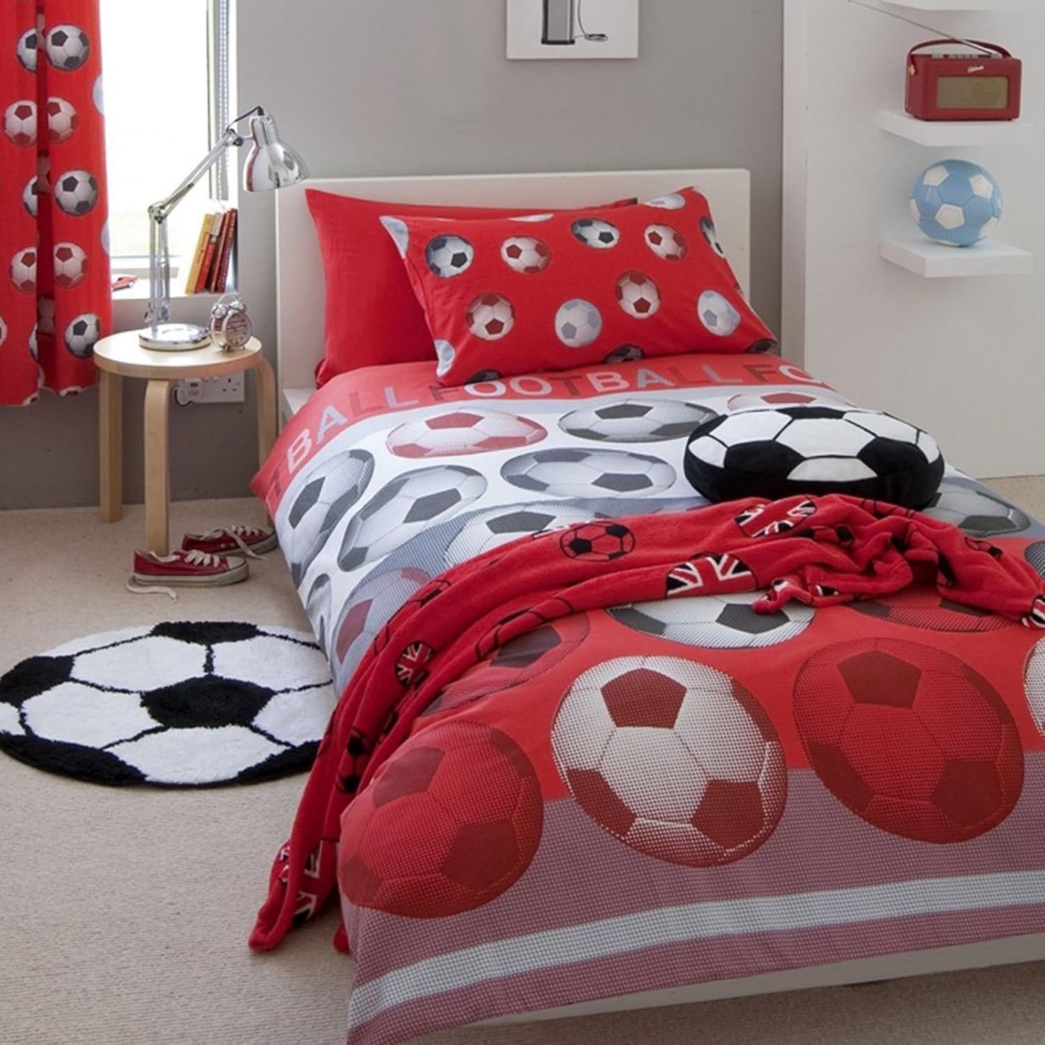 double football duvet cover