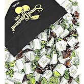SweetGourmet Premium Chocolate Filled Mints, Arcor Hard Candy, 2 Pound | After-Dinner Treat, ~80 Pieces per Pound, Candy Buffet Ready, Assorted Wrappers, Resealable Bag