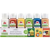 Apple Barrel, Nature Inspired Colors, Multi-Surface Acrylic Craft Paint Set, Includes 12 Colors, Satin Finish