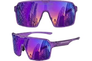 GRINDERPUNCH Polarized Sports Sunglasses for Men Women UV Protection Shades for Baseball Running Cycling Skiing & Pickleball