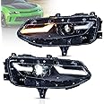 VLAND LED Headlights For Chevrolet Chevy Camaro 2019-2024 1LS, 1LT, 2LT, 3LT, LT1 2Door RWD Coupe and Convertible, NOT FIT 1SS 2SS ZL1, Driver Side & Passenger Side