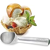 Zeroll Original Ice Cream Scoop with Unique Liquid Filled Heat Conductive Handle Simple One Piece Aluminum Design Easy Releas