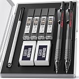 Nicpro MP1000 Mechanical Pencil Set 0.5mm 0.7mm with Case view 1