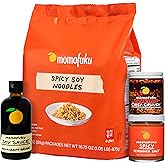 Spicy Momofuku Starter Pack by David Chang, with Extra Chili Crunch, Ramen, Soy Sauce, & Salt, Seasoning Gifts for Foodies