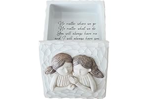 Myfihu Keepsake Box gifts for Best Friends, Sisters, Friendship Box gifts Best Friend Birthday, Long Time Friendship gifts, Christmas, Thanksgiving, Valentine Gifts, Best Friend Trinket Box TNK5