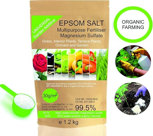bleu & marine Bretania Abono Ecológico Sales de Epsom (Sulfato de ...