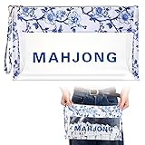Sanwuta Empty Mahjong Tile Bag, Clear Mahjong Case