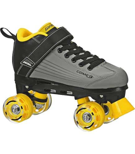 Amazon.com : Pacer ZTX Boys Roller Skates (Size J13) : Sports