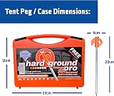 Blue Diamond Heavy Duty Tent Pegs 20 Pack Galvanized Steel Carry Case view 3