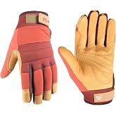 Wells Lamont Women's HydraHyde Leather Hybrid Gloves