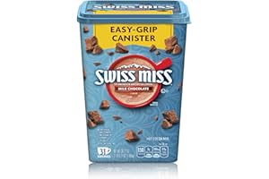 SWISS MISS Milk Chocolate Flavored Hot Cocoa Mix, 38.27 OZ Square Canister