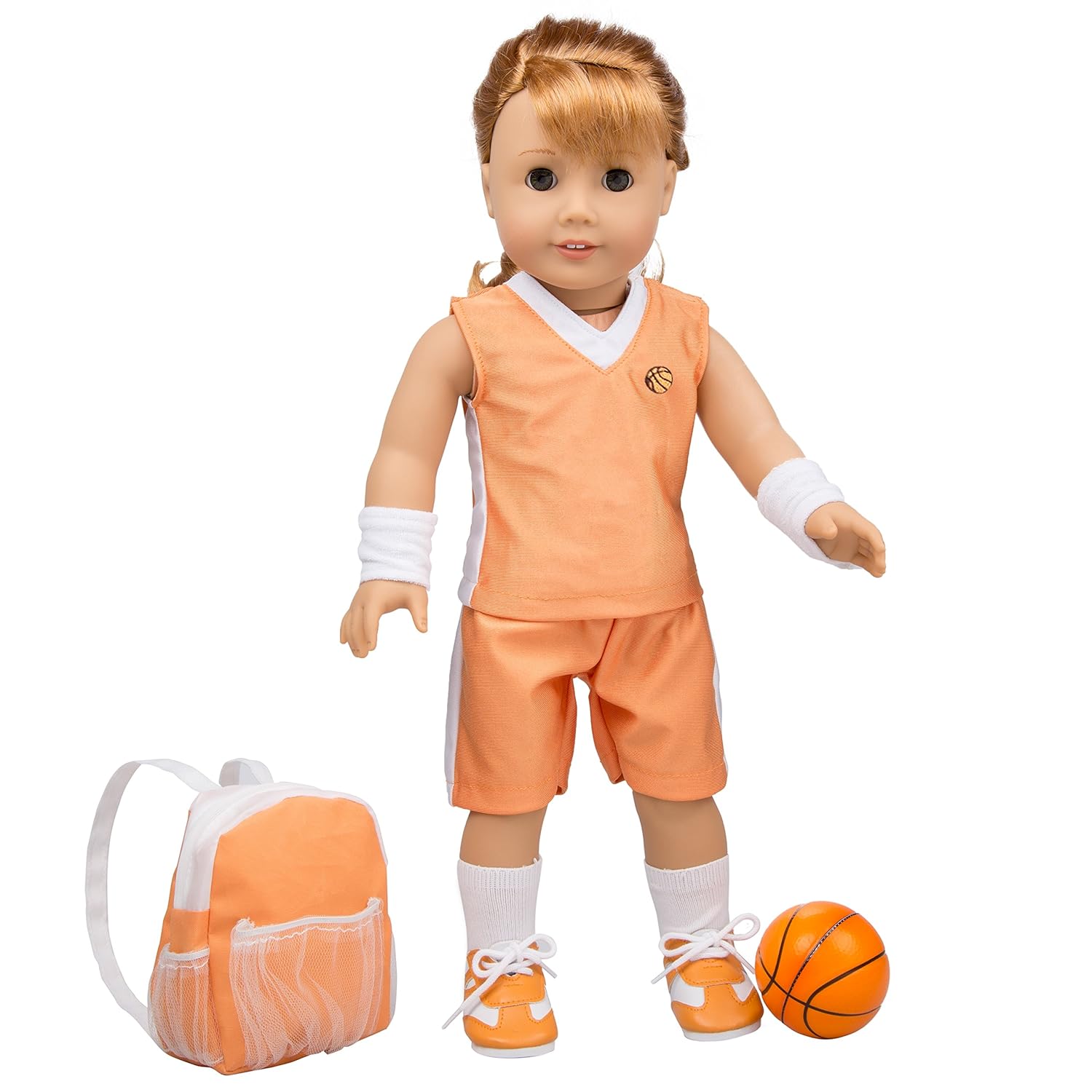18 inch doll basketball outfit
