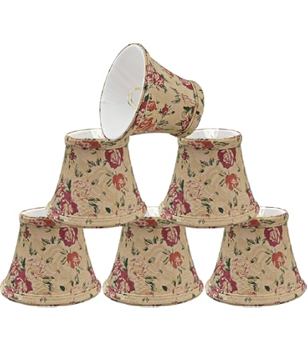 Aspen Creative 30056-9A - Juego De Lámparas De Araña Con Forma De Campana Pequeña (paquete De 9), Diseño De Transición En Caqui, Ancho Inferior De 6 Pulgadas (3 X 6 X