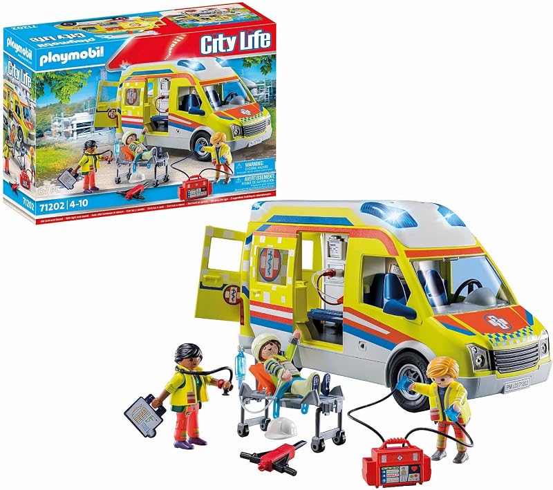 City Life 71202 Ambulancia con luz y Sonido, Juguete para niños a Partir de 4 años — foto 1 de 8