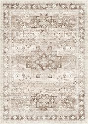 Washable Farmhouse Living Room Rug, 9x12 Area Rugs