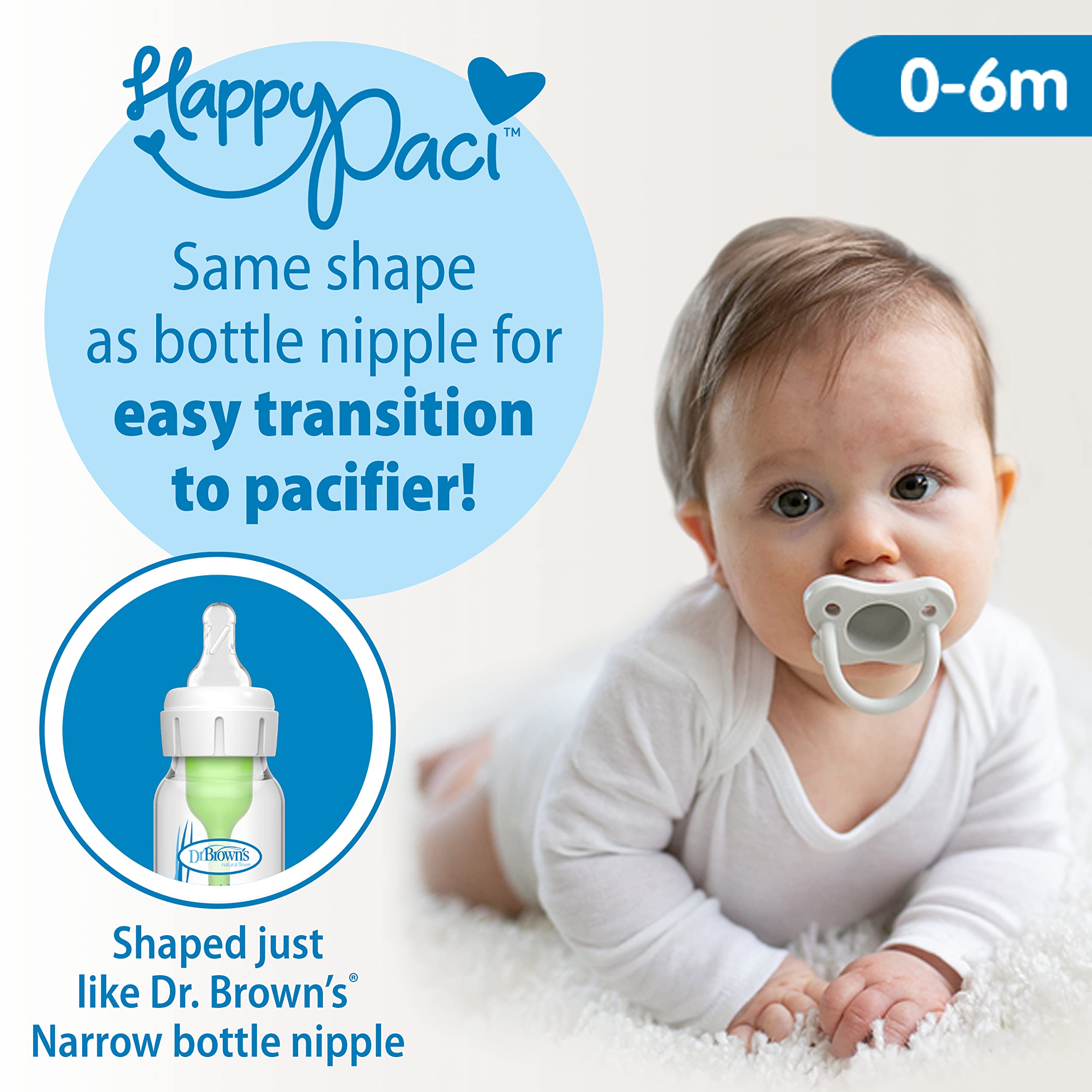 Dr. Brown's Natural Flow® AntiColic Options+™ WideNeck Breast to